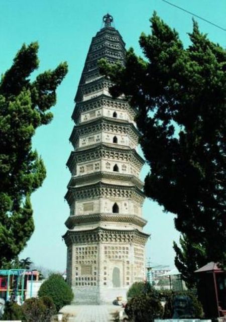 Attractions: 10,000 Buddha Pagoda in Mengcheng county