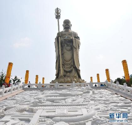 99-meter-high Ksitigarbha Bodhisattva statue consecrated in Anhui