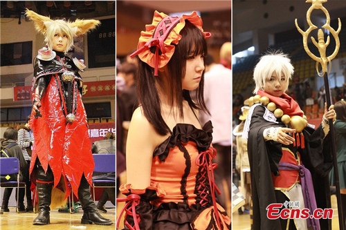 Cosplayers gather at cartoon festival